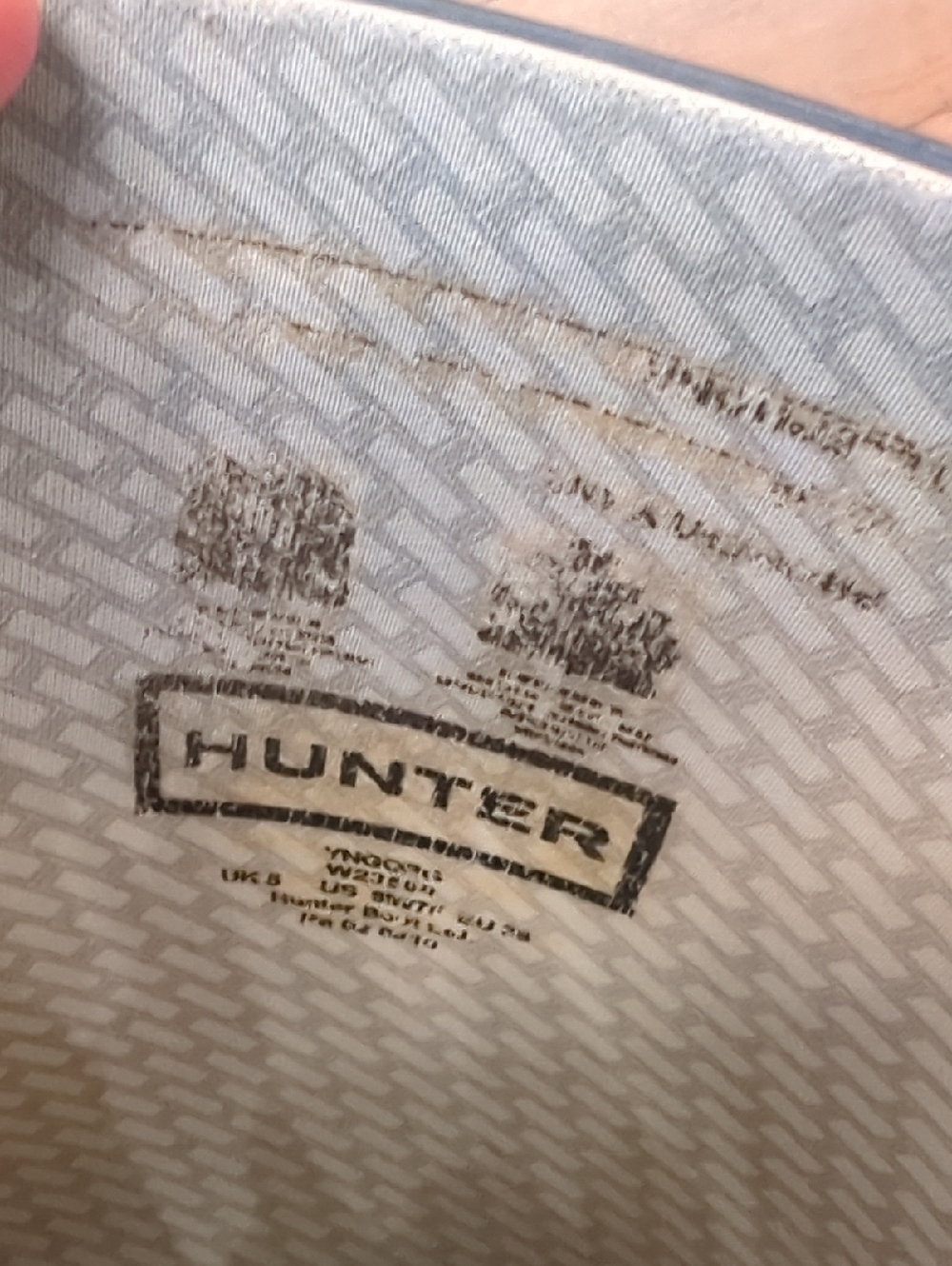 Hunter Tall Rain Boots - Navy, UK5, US 6M/7F - Picture 6 of 8
